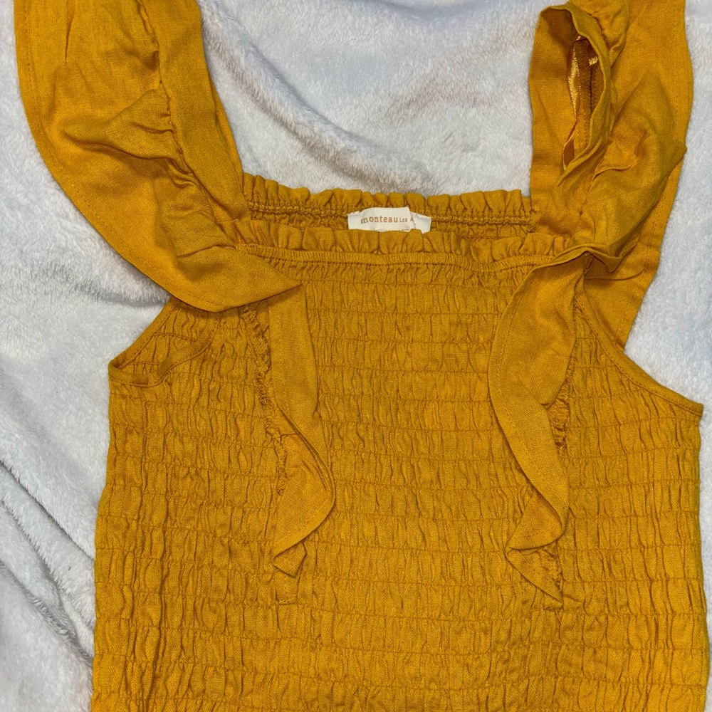 Monteau smocked tank top. - Picture 2 of 3